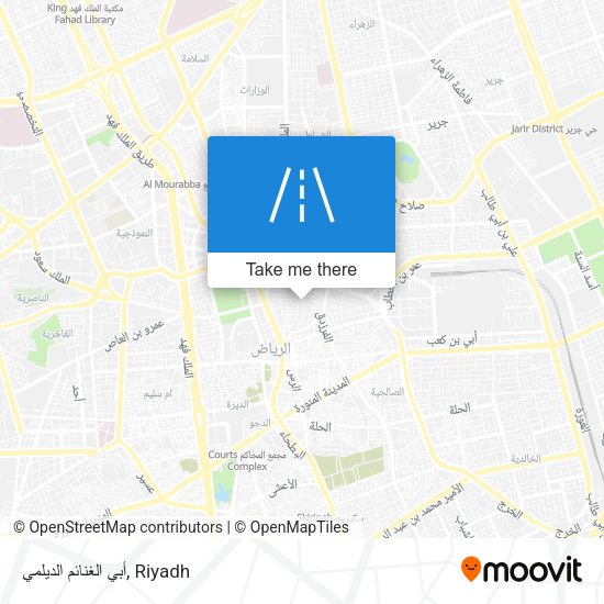 أبي الغنائم الديلمي map