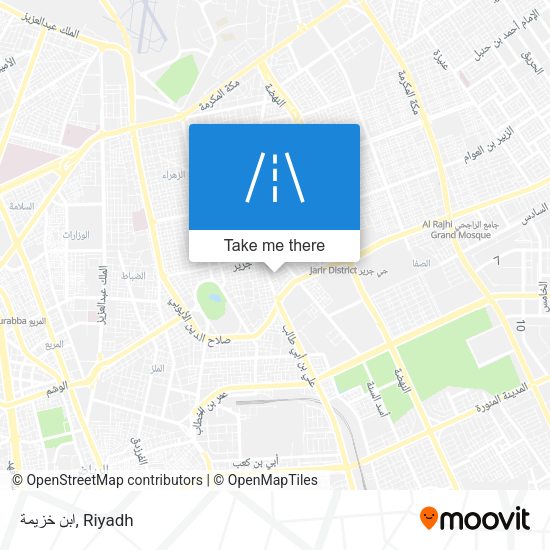 ابن خزيمة map