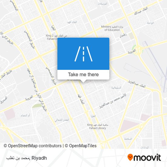 محمد بن تغلب map