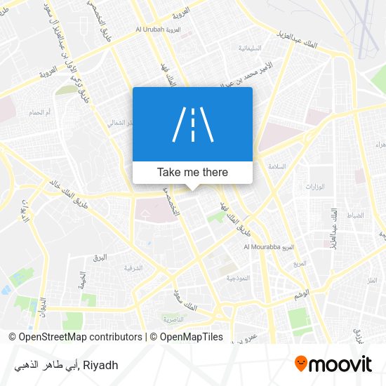 أبي طاهر الذهبي map