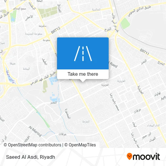 Saeed Al Asdi map