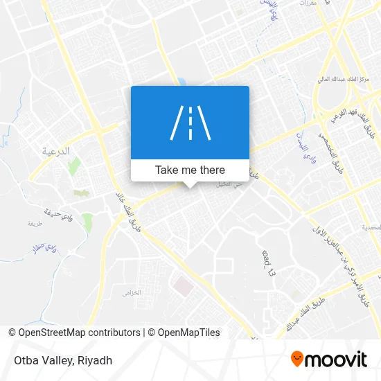 Otba Valley map