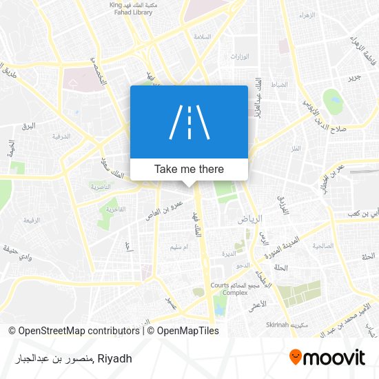 منصور بن عبدالجبار map