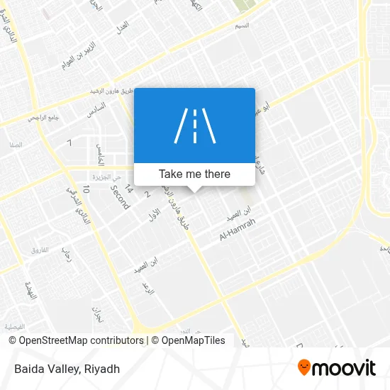 Baida Valley map