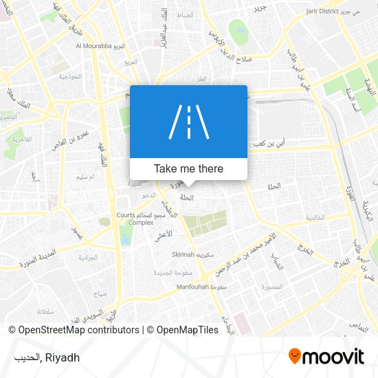 الحديب map