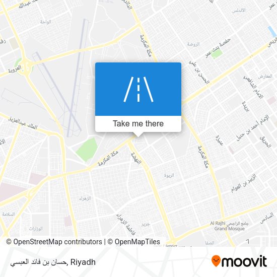 حسان بن فائد العبسي map