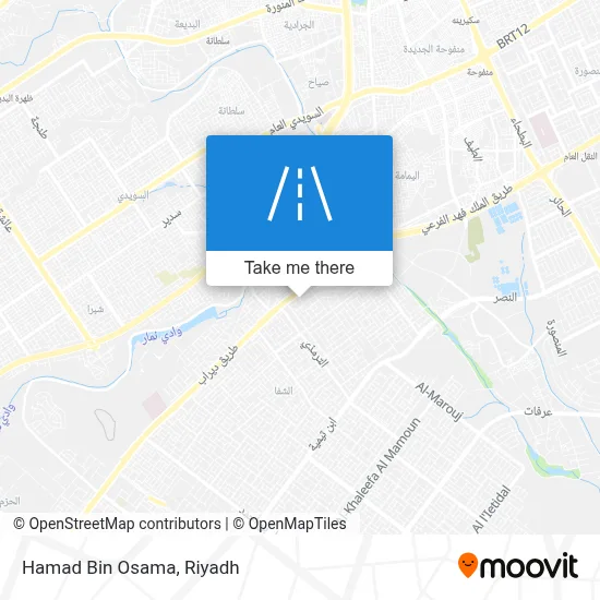 Hamad Bin Osama map