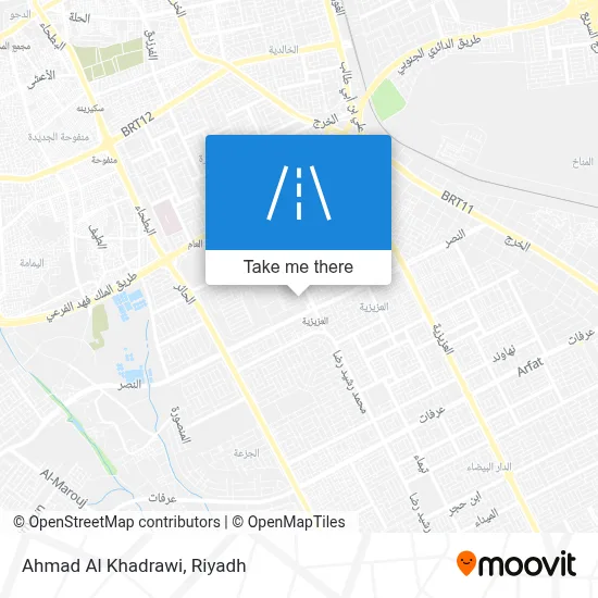 Ahmad Al Khadrawi map