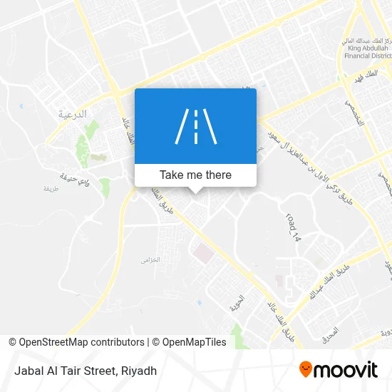 شارع جبل الطير map