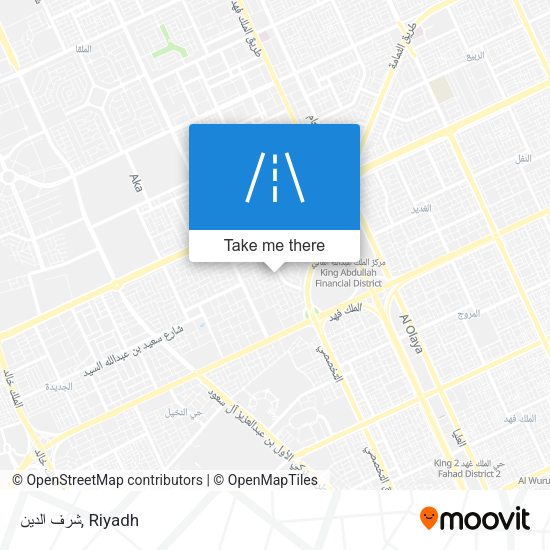 شرف الدين map