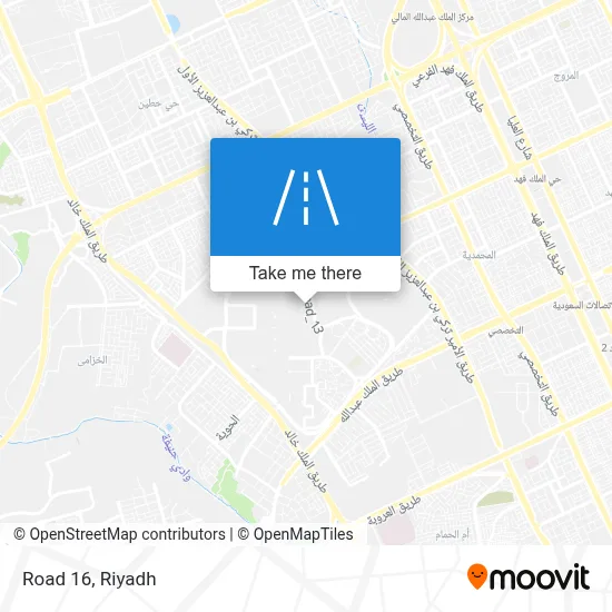 Road 16 map