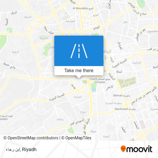 ابن رجاء map