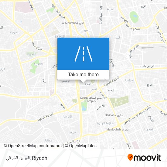 الهرير الشرقي map