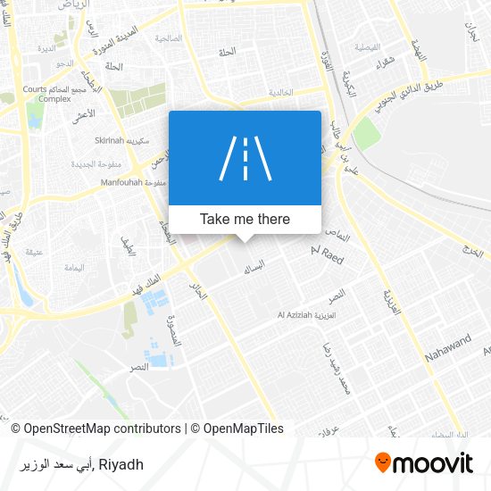 أبي سعد الوزير map