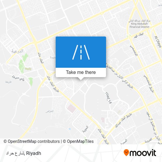 شارع حراد map
