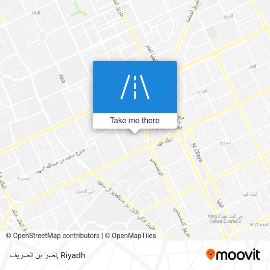 نصر بن الضريف map