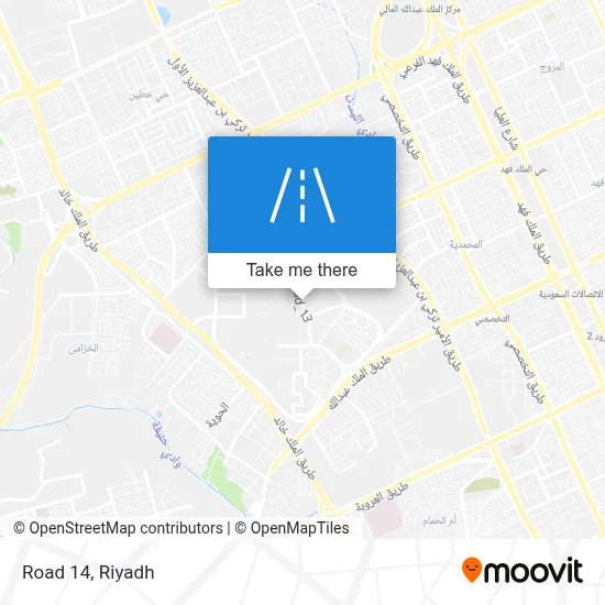 Road 14 map