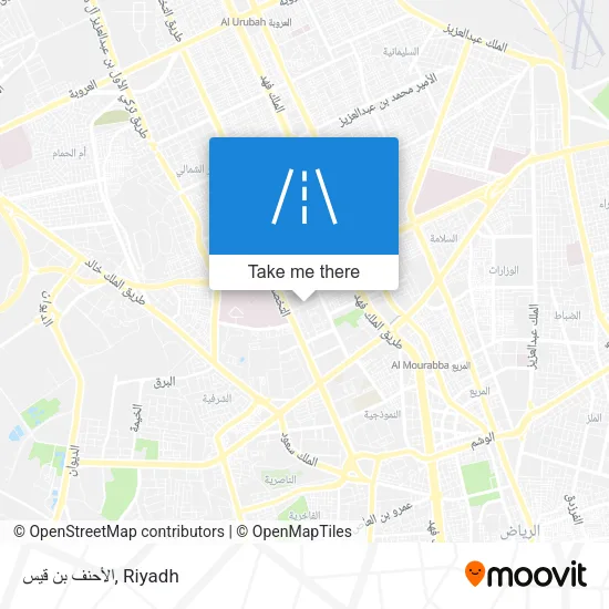 الأحنف بن قيس map