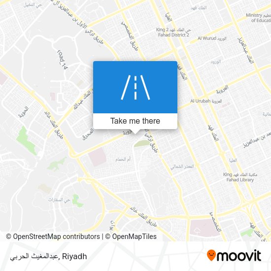 عبدالمغيث الحربي map