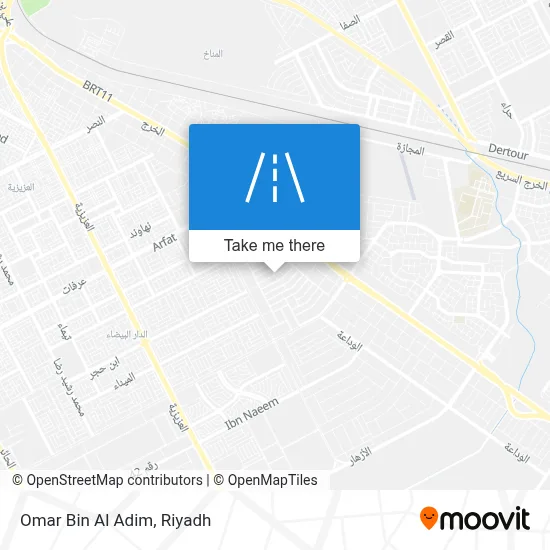 Omar Bin Al Adim map