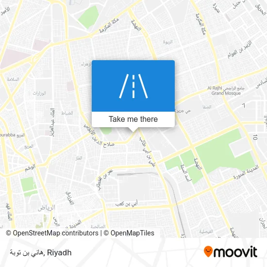 هاني بن توبة map