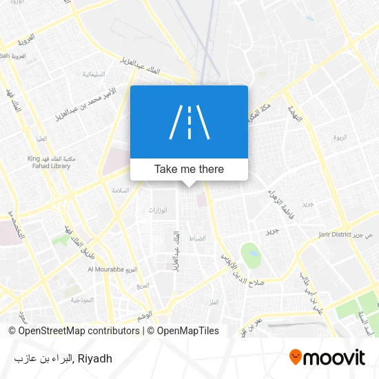 البراء بن عازب map