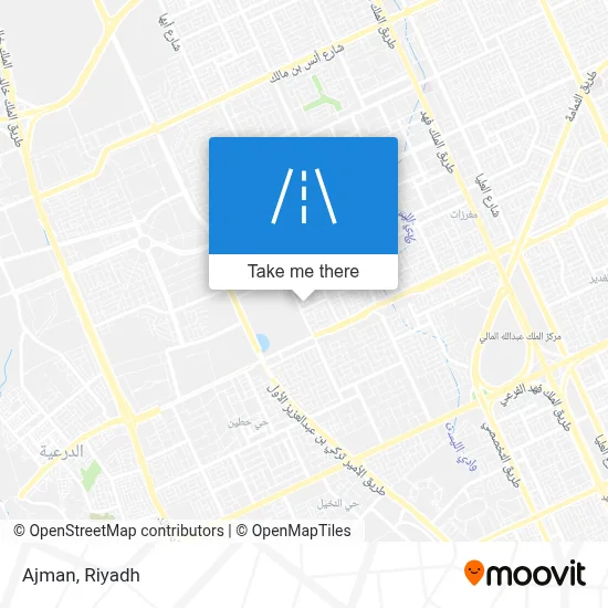 Ajman map