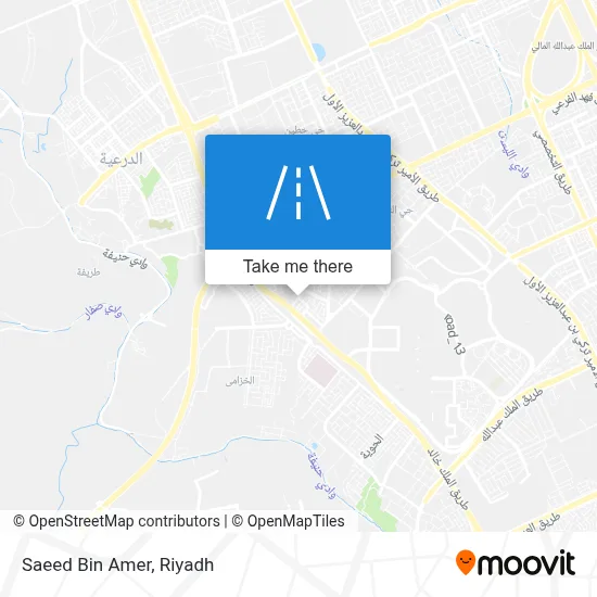 Saeed Bin Amer map