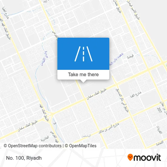 No. 100 map