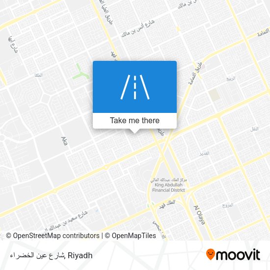 شارع عين الخضراء map