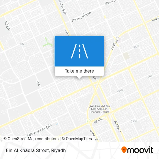 شارع عين الخضراء map