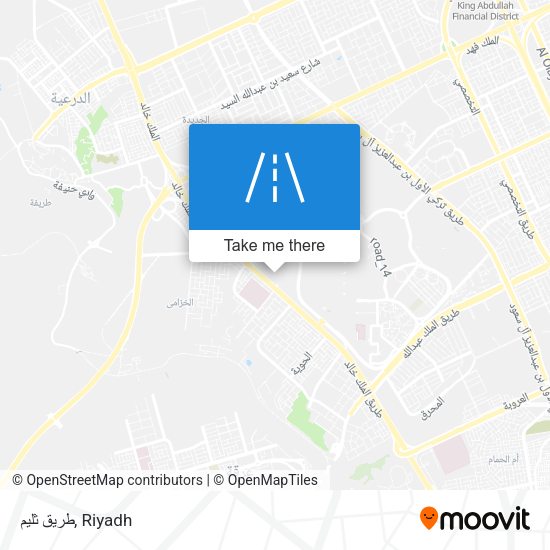 طريق ثليم map