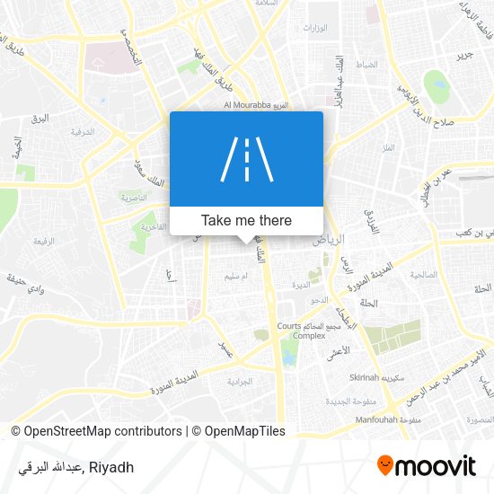 عبدالله البرقي map