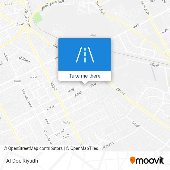Al Dor map