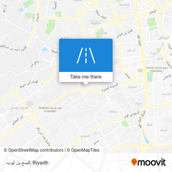 اليسع بن أيوب map