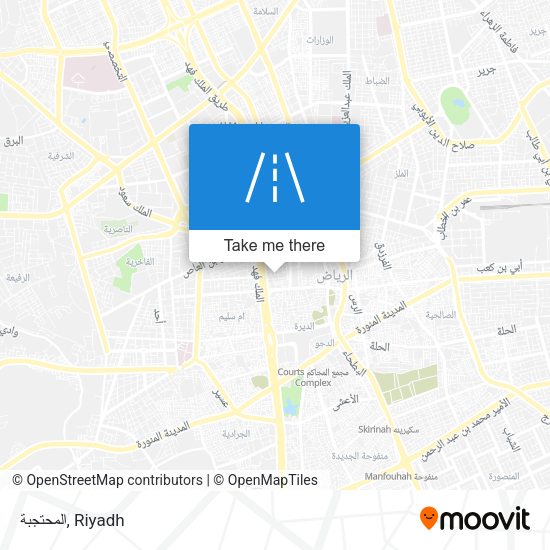المحتجبة map