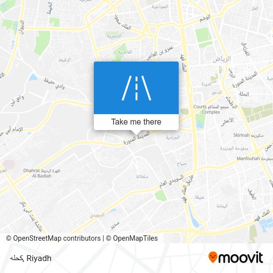 كحله map