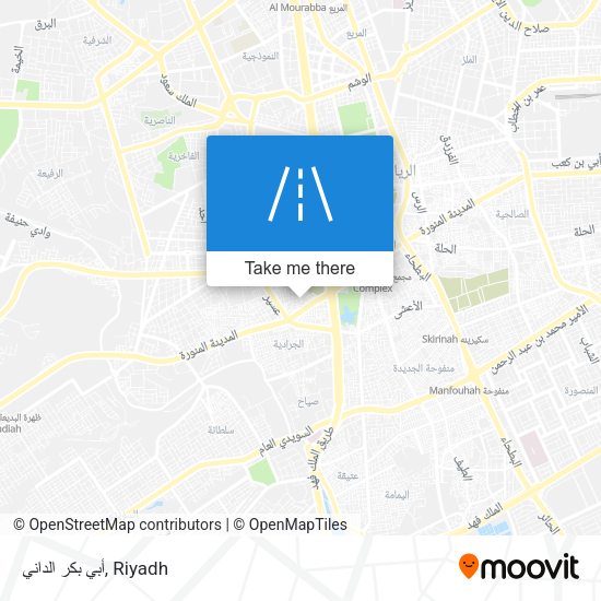 أبي بكر الداني map