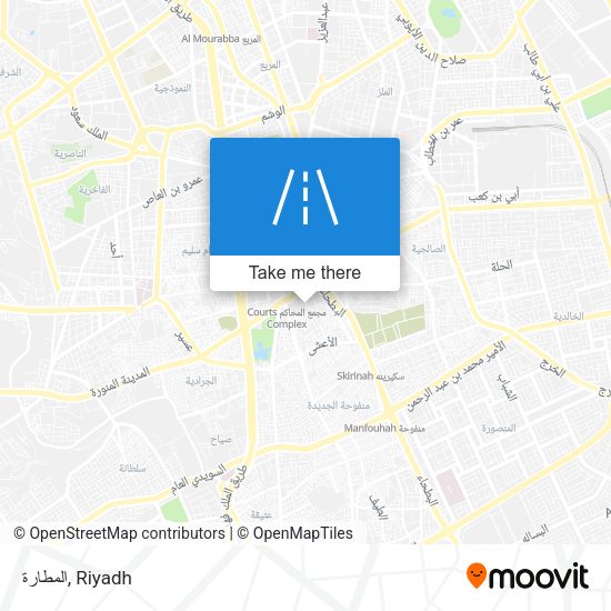 المطارة map