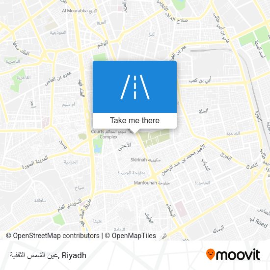 عين الشمس الثقفية map
