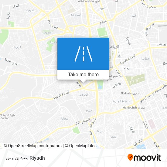 معبد بن أوس map