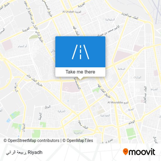 ربيعة الرائي map