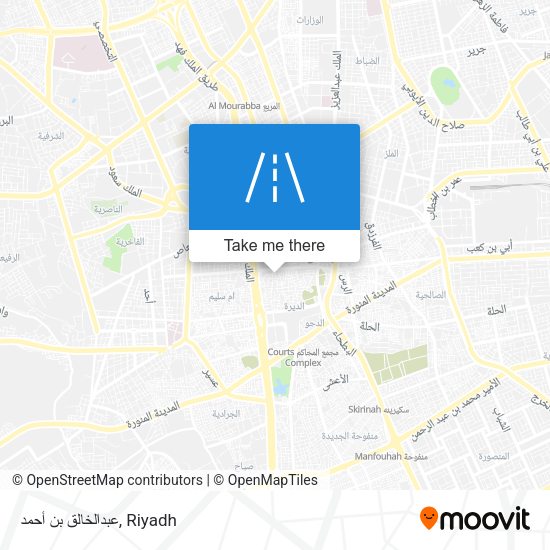 عبدالخالق بن أحمد map