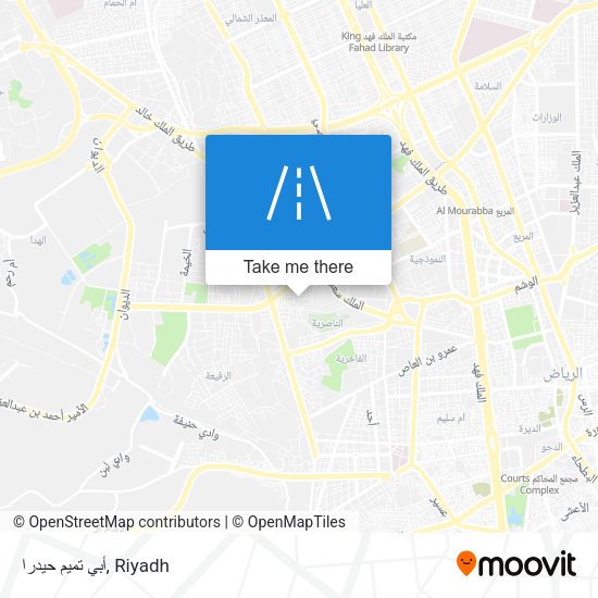 أبي تميم حيدرا map