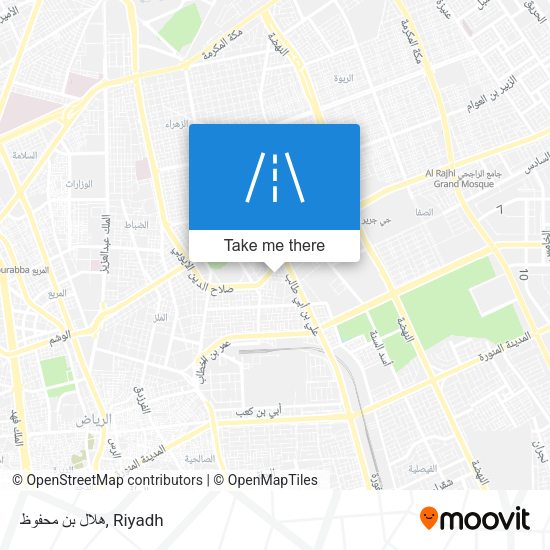هلال بن محفوظ map