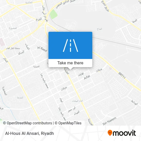 Al-Hous Al Ansari map