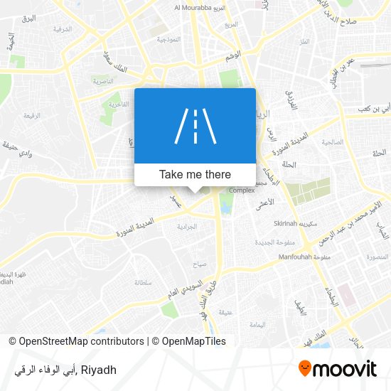أبي الوفاء الرقي map