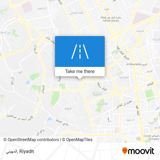 المهيني map