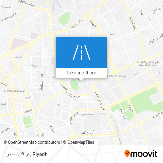 عز الدين سنجر map
