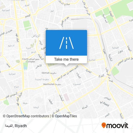 القبيعة map